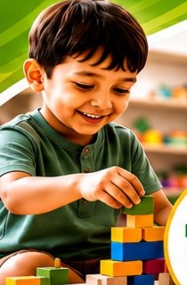 Child engaged in play-based learning at Mastermind